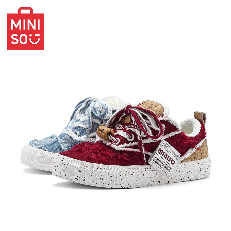 Miniso [Miniso] Men’s Summer New Arrival Niche All-Match Color-Block Sneakers, Couple’s Style, Thick Sole, Lightweight and Breathable - Image 3