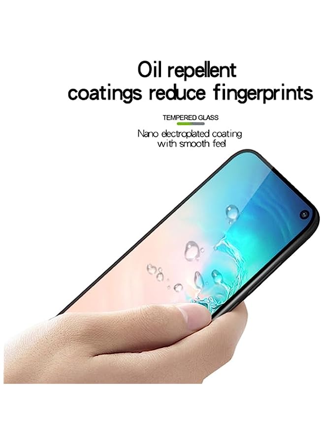 MOFI Tempered Glass Screen Protector Compatible MOFI 9H 2.5D Full Screen Tempered Glass Film for Galaxy S10 E Black - Image 5