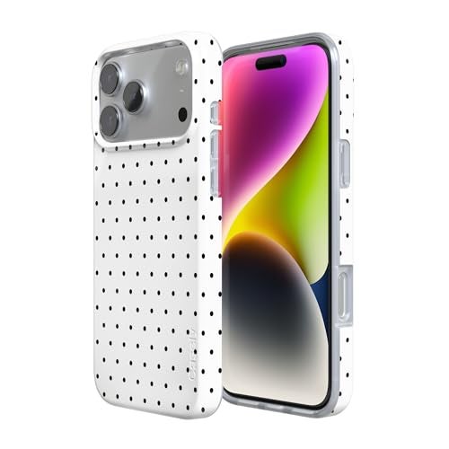 Casely iPhone 17 Pro Max Case | On the Dot | White Polka Dot | Compatible with MagSafe | Classic Ultra Slim Design - Image 2
