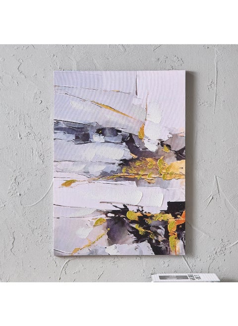 Walmer Abstract Print Hand Painted Framed Wall Art 50 x 70 x 1.8 cm