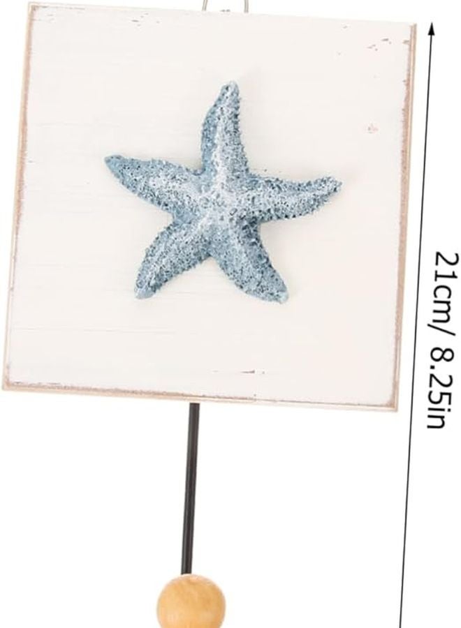 Mediterranean Vintage Sea Hook No Drilling Required Coat Hook For Towels And Clothes - Image 3