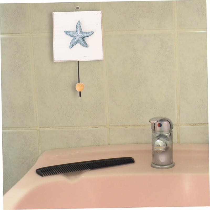Mediterranean Vintage Sea Hook No Drilling Required Coat Hook For Towels And Clothes - Image 5