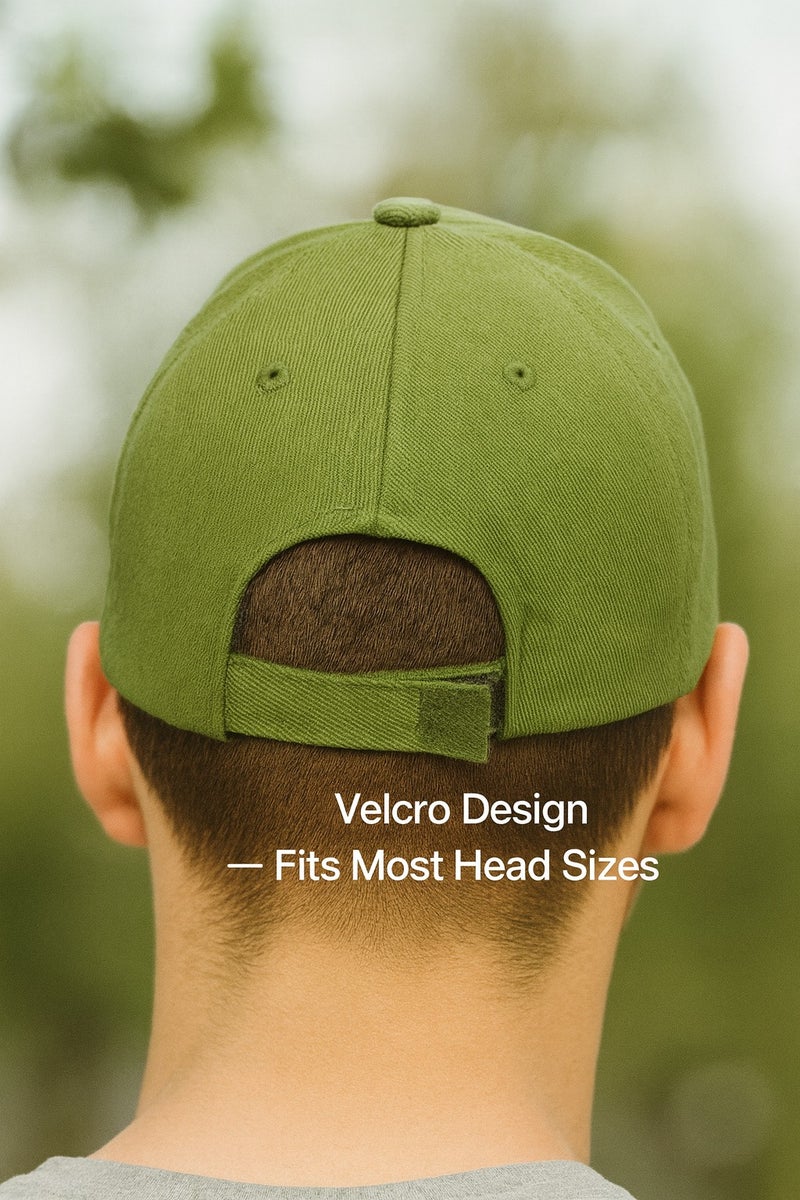 SARAOONT Classic Army Green Polyester Baseball Cap - Adjustable Unisex Dad Hat for Running, Workouts, and Outdoor Activities in All Seasons - Image 2