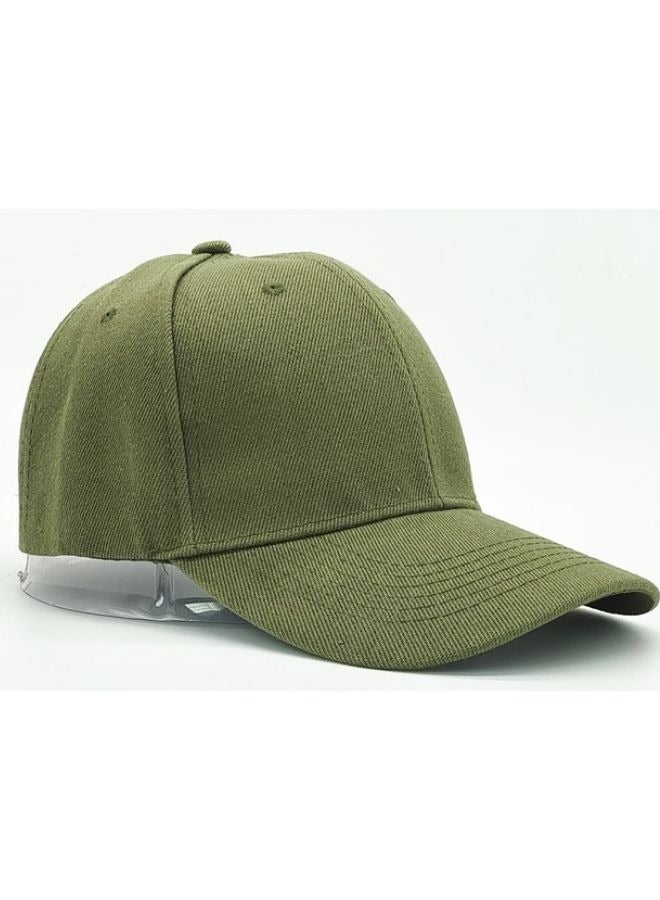 SARAOONT Classic Army Green Polyester Baseball Cap - Adjustable Unisex Dad Hat for Running, Workouts, and Outdoor Activities in All Seasons - Image 5
