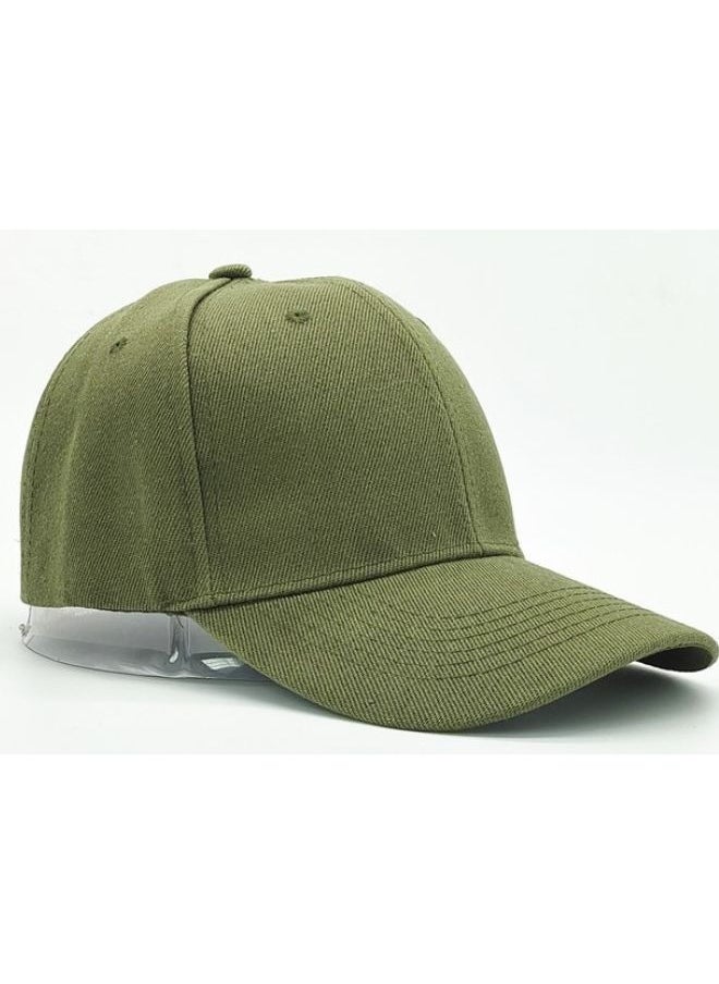 SARAOONT Classic Army Green Polyester Baseball Cap - Adjustable Unisex Dad Hat for Running, Workouts, and Outdoor Activities in All Seasons  - Image 3