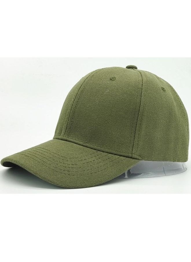 SARAOONT Classic Army Green Polyester Baseball Cap - Adjustable Unisex Dad Hat for Running, Workouts, and Outdoor Activities in All Seasons  - Image 2
