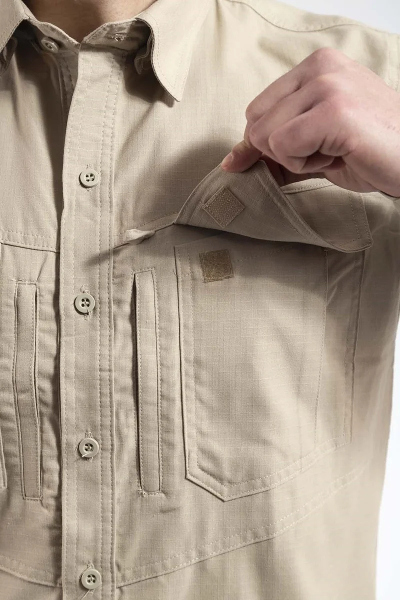 فاف وير TACTEC01 Tactical Custom Design Shirt High Strength Polyester Ribs Fabric