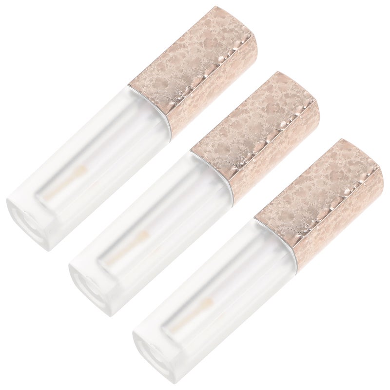 3pcs Empty Lip Gloss Tubes DIY Lip Gloss Containers Lip Balm Making Tubes with - Image 3