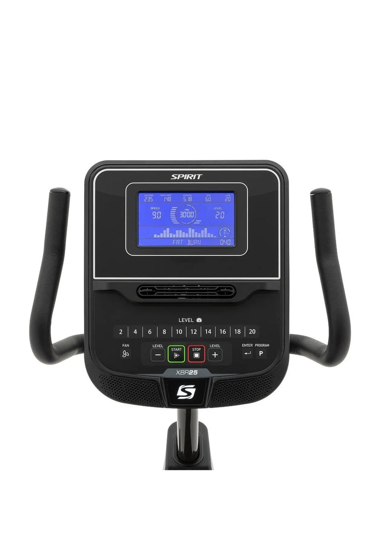 سبيريت فيتنس - الدراجة المستلقية Spirit Fitness Home XBR25 - الراحة المطلقة والأداء والتدريبات منخفضة التأثير - Image 1