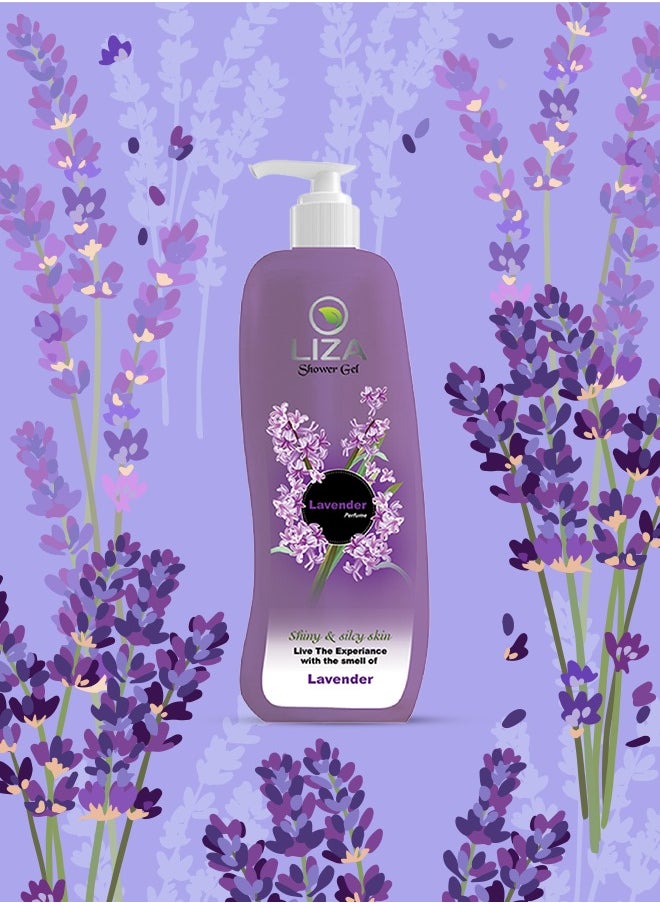 Liza - Liza Shower Gel Lavender 500 ml - Image 1