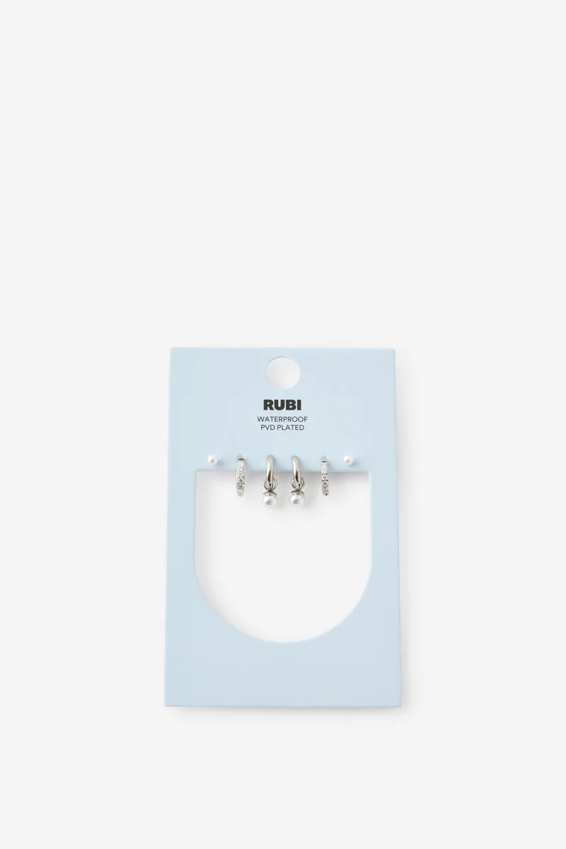 Rubi  Waterproof 3Pk Small Earring for Women | Best Price UAE