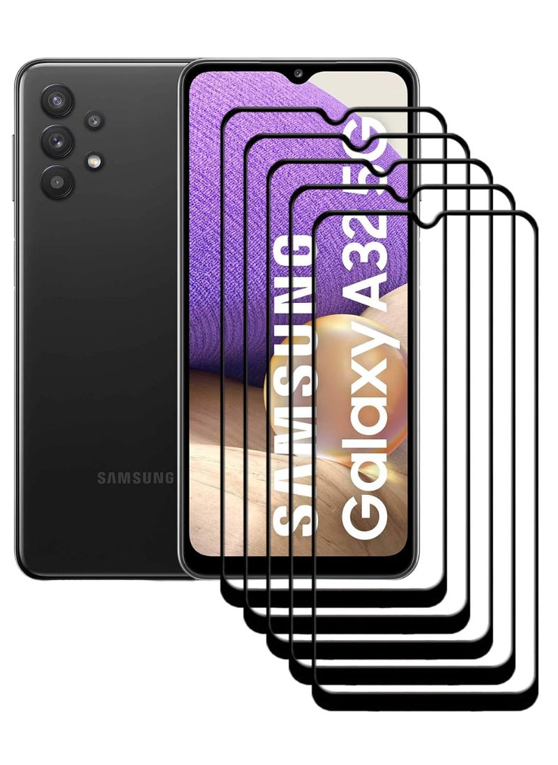 ACLIX 5 Pieces Antistatic ESD Dustproof Premium Quality High Definition Tempered Glass Screen Protector Designed For Samsung Galaxy A32 5G - Image 1