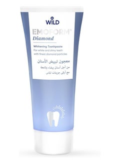 WILD Wild Diamond Emoform Whitening Toothpaste 75ml - Solara  - Image 1
