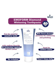 Wild Diamond Emoform Whitening Toothpaste 75ml - Solara - pzsku/ZA97E4EFBF2B53074712EZ/45/_/1740560493/6650c7c9-3c33-4c42-a899-16b58afe422a