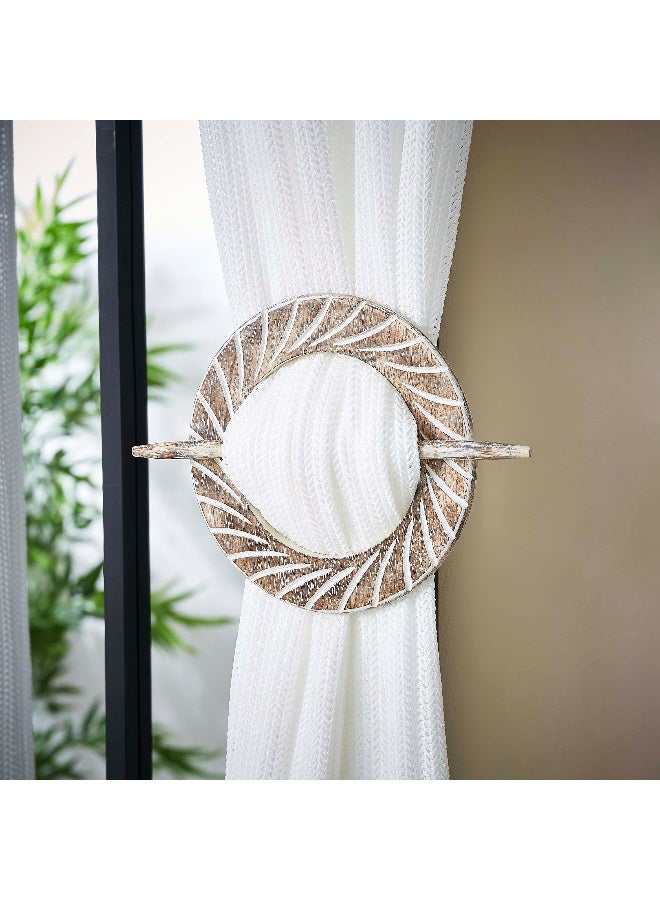 Home Box رباط خلفي دائري خشبي آفا - Image 1