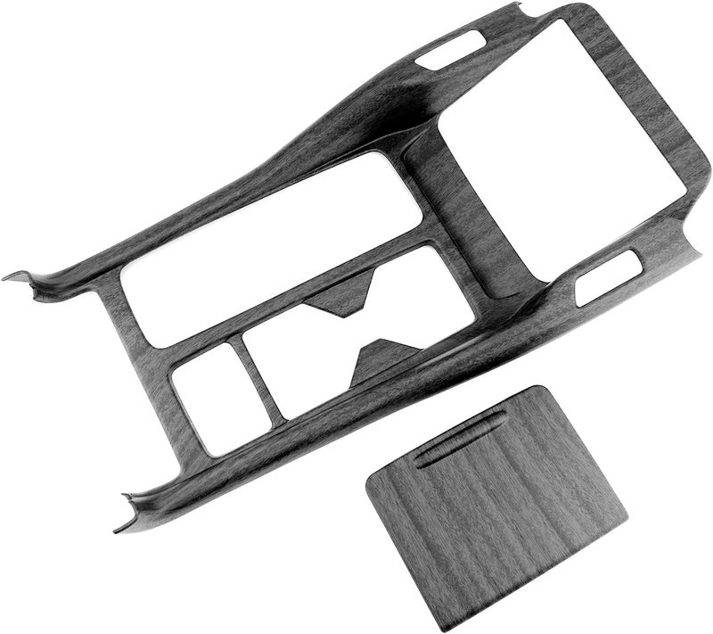 JUIVEEL Matte Wood Grain ABS Car Center Console Gear Shift Panel Cover for 2021-2023 Kia Sorento MQ4 - Image 2