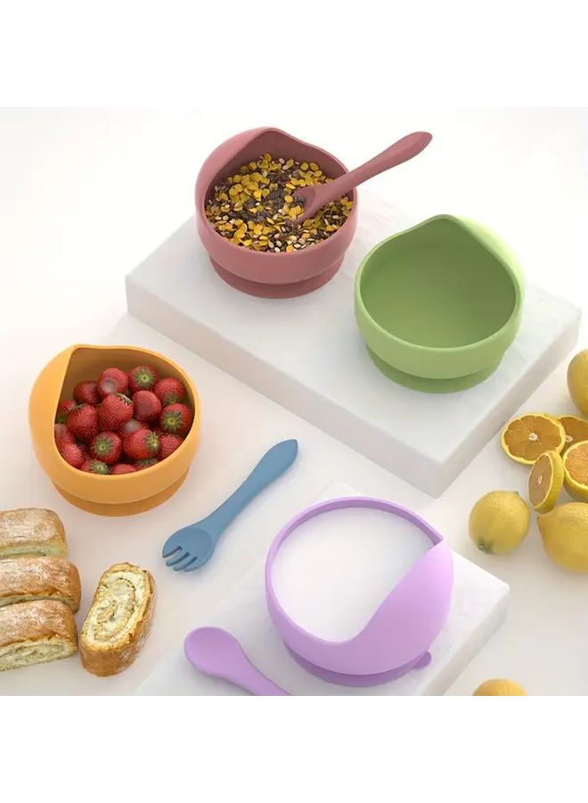 Pink Snail Shaped Silicone Bowl Microwave Safe Heat Resistant Easy Clean - Image 2