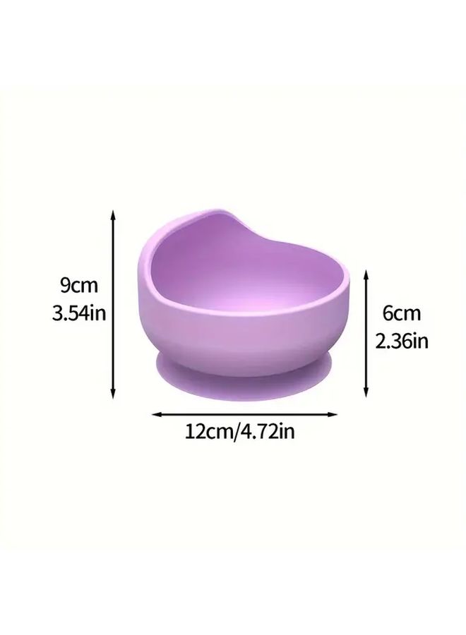 Pink Snail Shaped Silicone Bowl Microwave Safe Heat Resistant Easy Clean - Image 4