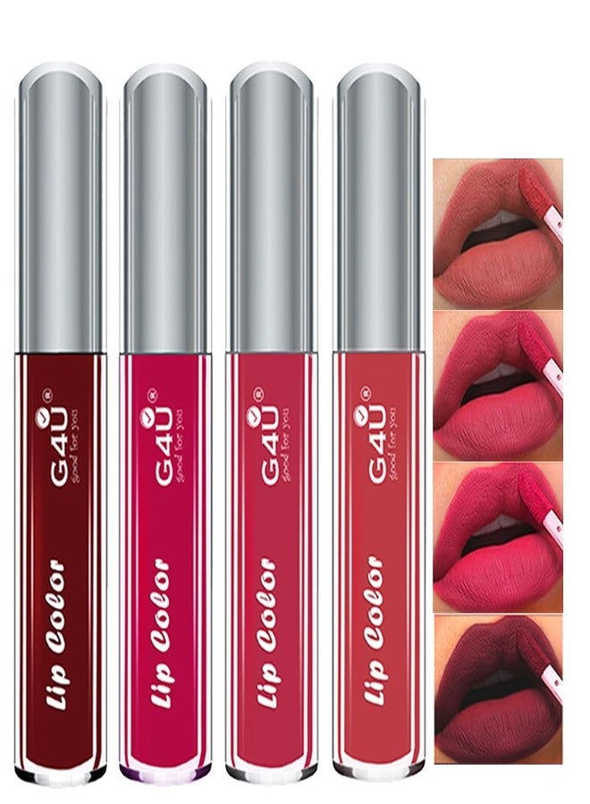 مجموعة أحمر الشفاه G4U Velvet Matte - مقاومة للتلطخ، ملمس مخملي، لون جريء - خفيفة الوزن، لا تسبب جفاف الشفاه. مثالية للاستخدام اليومي أو المناسبات الخاصة A38