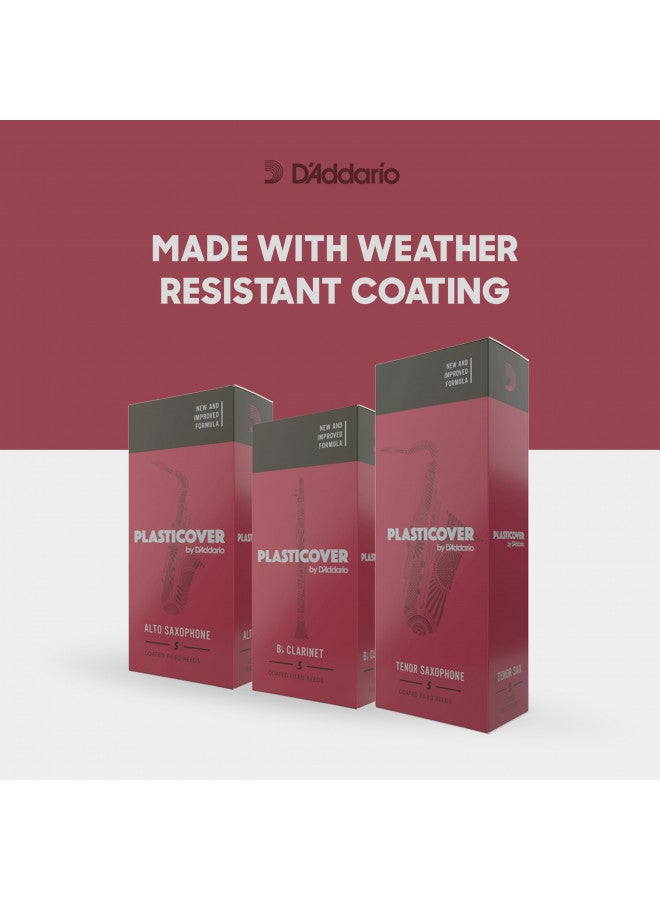 Rico Plasticover Bb Clarinet Reeds, Strength 2.5, 5-pack - Image 3