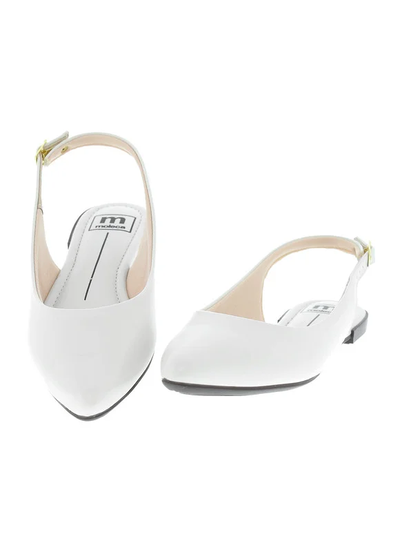 MOLECA Classic Slingback Pumps for Women – Elegant Low Heel Shoes | Comfortable Slip-On Design | Ladies Office & Formal Footwear | Stylish Back Strap Pumps for Work, Events & Daily Wear