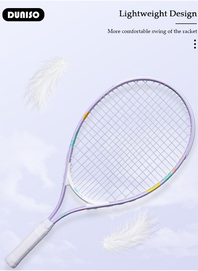 DUNISO - Kids Sports Tennis Racket Set for Boys & Girls- Aluminum Alloy Split Design, Fun Double Play Experience+ Child Outdoor Indoor GYM Sports Equipments - Image 1