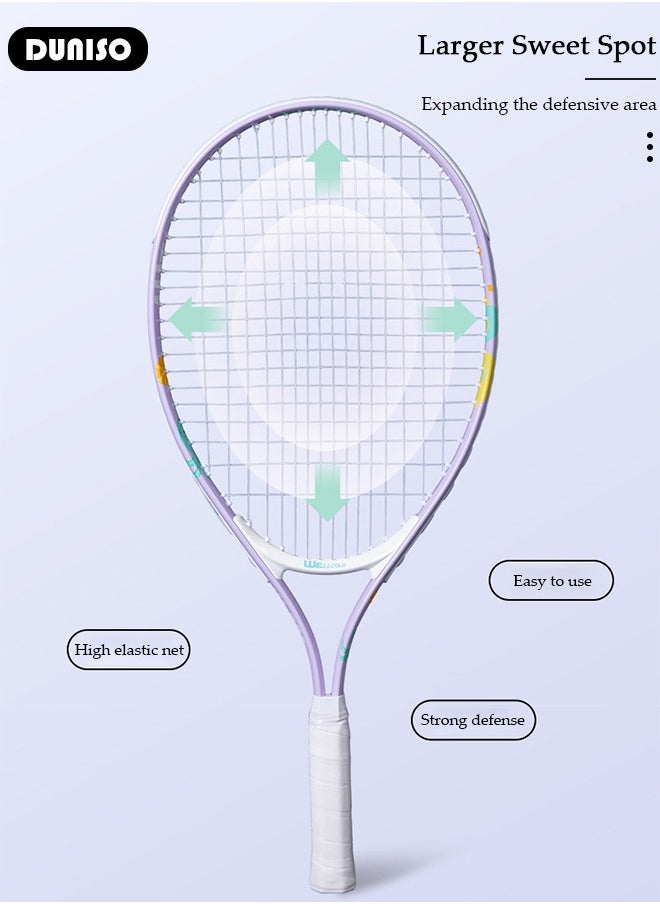 DUNISO - Kids Sports Tennis Racket Set for Boys & Girls- Aluminum Alloy Split Design, Fun Double Play Experience+ Child Outdoor Indoor GYM Sports Equipments - Image 1
