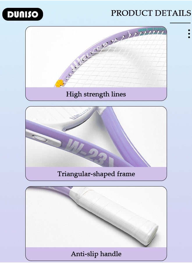DUNISO - Kids Sports Tennis Racket Set for Boys & Girls- Aluminum Alloy Split Design, Fun Double Play Experience+ Child Outdoor Indoor GYM Sports Equipments - Image 1