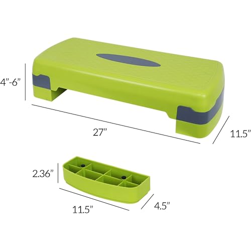 Fitvids Adjustable Workout Aerobic Stepper Step Platform Trainer, 27-Inch, Multiple Colors - Image 3