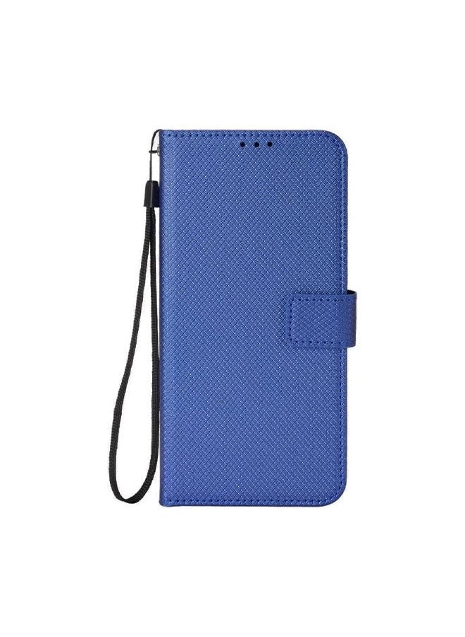 Generic - Infinix Hot 20 5g Case Cover Soft PU Leather Flip Folio Wallet with Card Slots Back Cover Drop-Proof Shock-Proof Protective Cell Phone Back Accessories Protection for Infinix Hot 20  Blue - Image 1