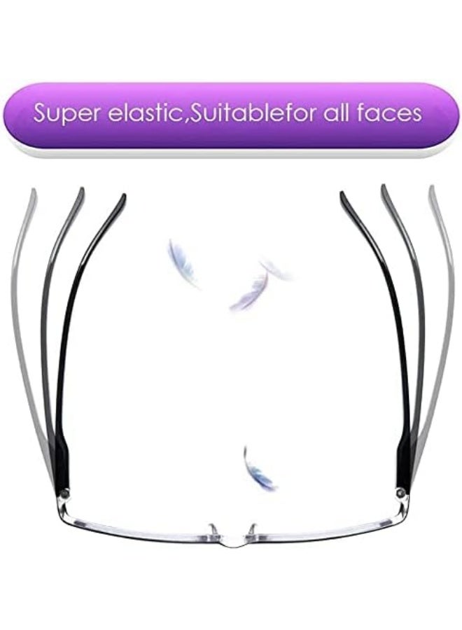 Blocket blue light protection reading glasses for men and women - with original cleaning cloth and case - Image 2