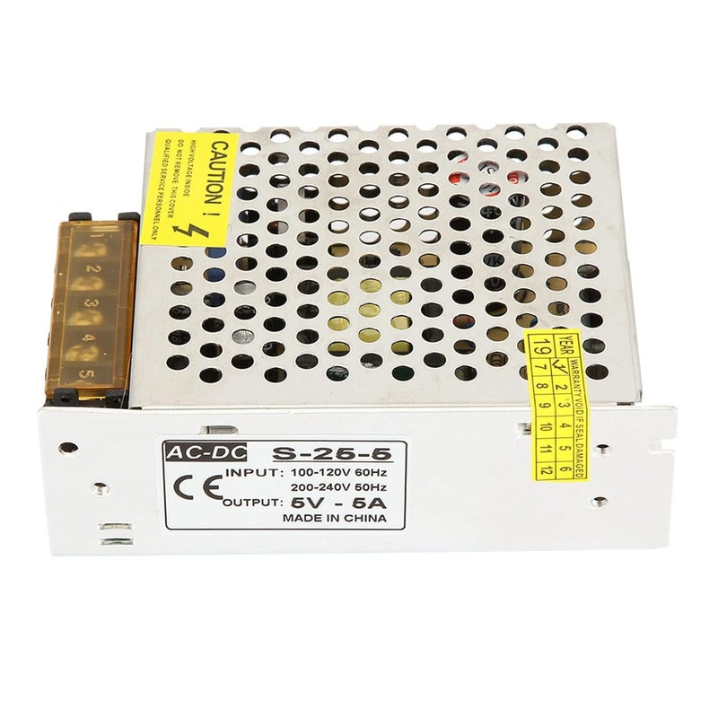 klarako Protection Transmer 25W Industrial 2,5V DC 10W/25W Switching Power Supply Driver Voltage Converter for Display (5V 5A) - Image 1