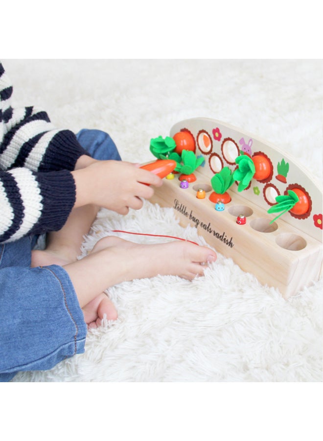 Children's Benefiting Intelligence Early Education Plugged Carrot Toy 1-2-3-year-old Boys And Girls Carrot-Color:Defense War Of Pulling Radish-Upgrade - Image 1