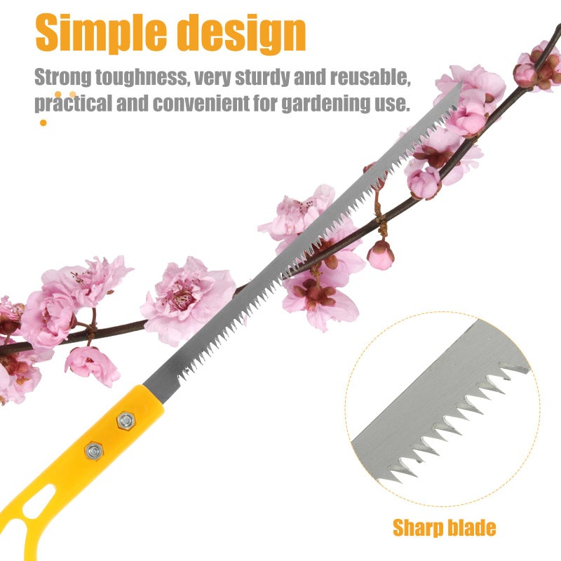 3Pcs Hand Saw Set Portable Mini Wall Panel Saw with Plastic Handle for Wood Cutting Gardening Carpentry - Image 4