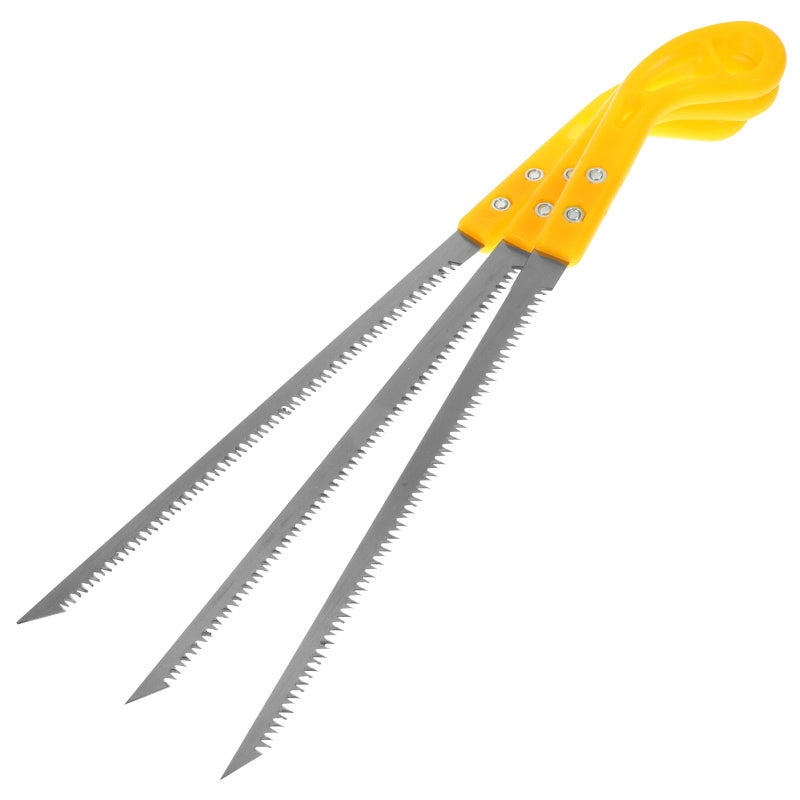 3Pcs Hand Saw Set Portable Mini Wall Panel Saw with Plastic Handle for Wood Cutting Gardening Carpentry - Image 2