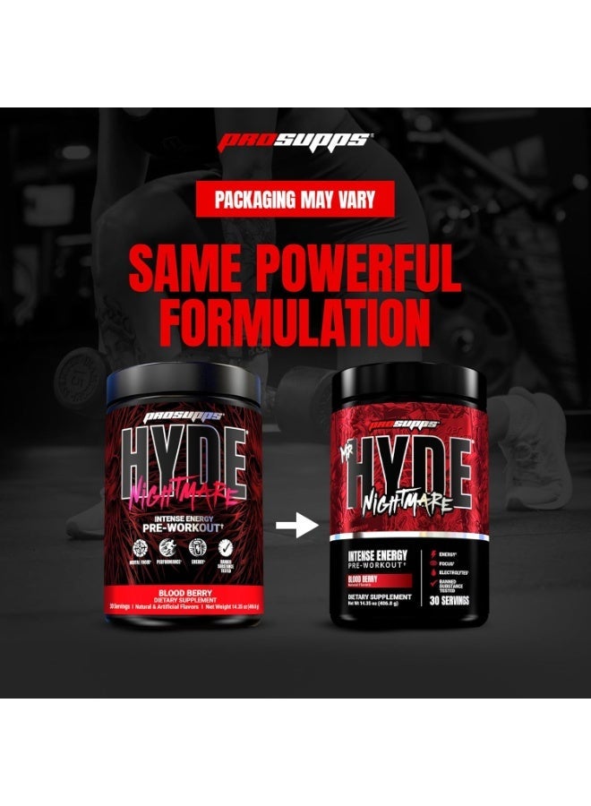 PRO SUPPS HYDE NIGHTMARE - BLOOD BERRY - 30SER - Image 3