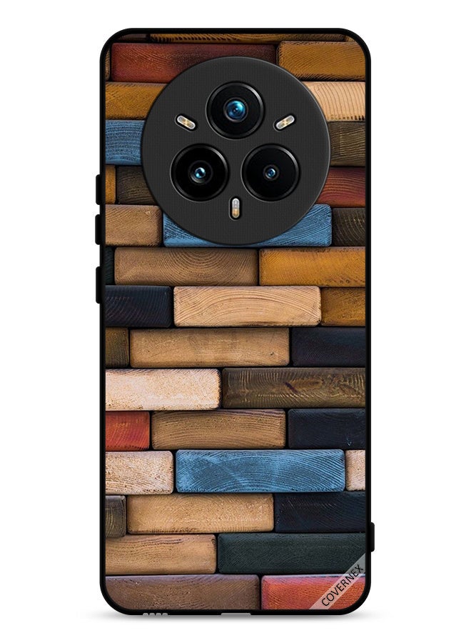 Covernex Realme 14 Pro Plus 5G Protective Case Cover Wooden Wall