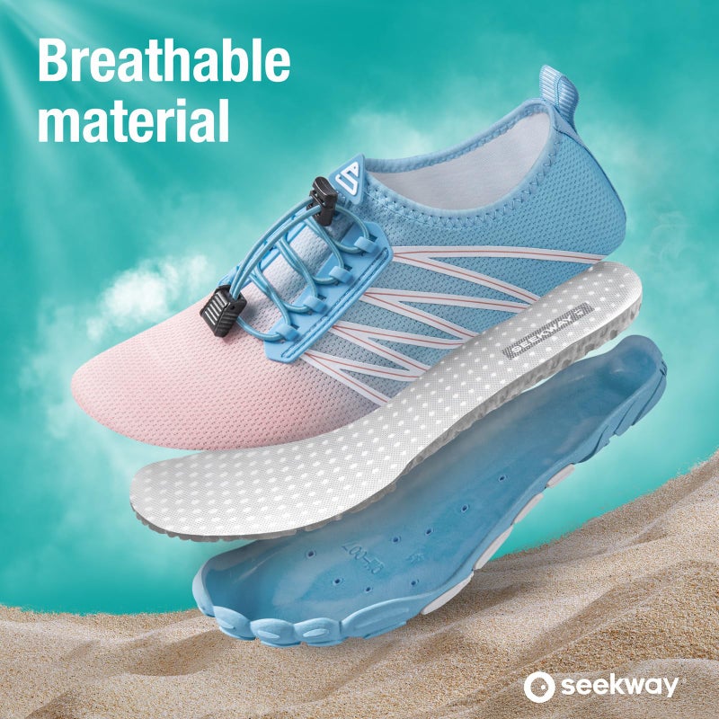 SEEKWAY Water Shoes for Women Adult Quick-Dry Aqua Sock Barefoot Men for Beach Swim River Pool Lake Hiking Kayaking Surfing - Image 3