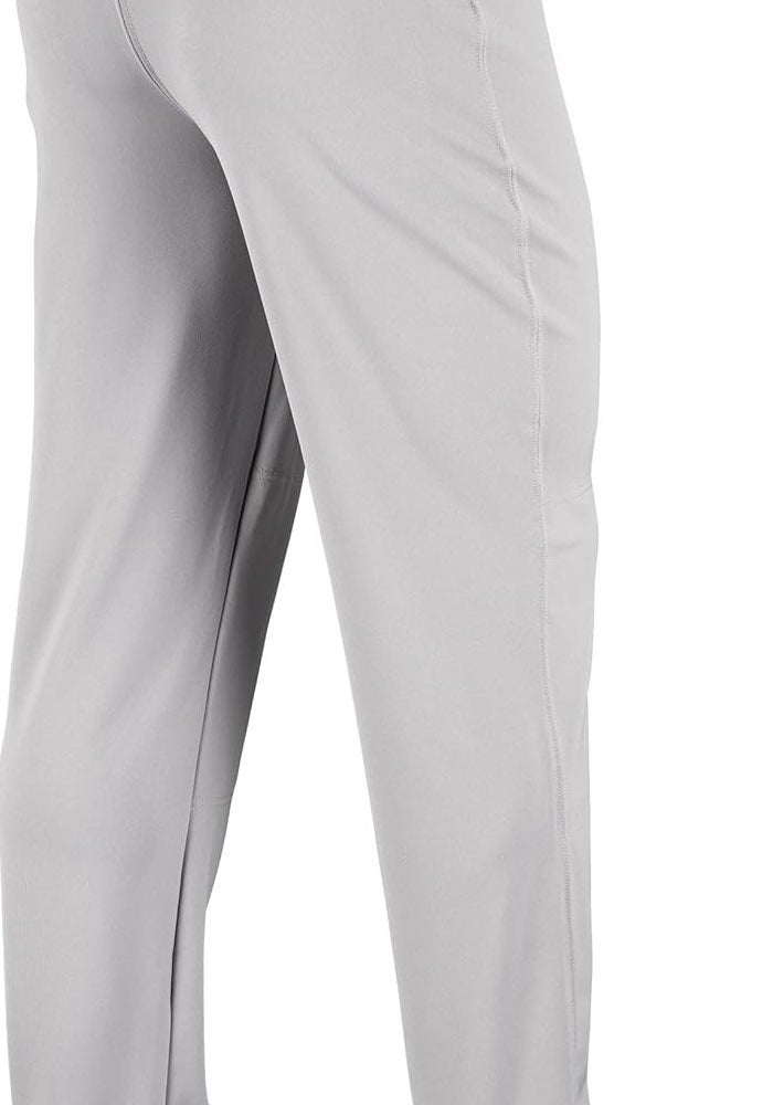 CHAMPRO Men's MVP Open Bottom Loose-fit Baseball Pants - Grey - Image 2