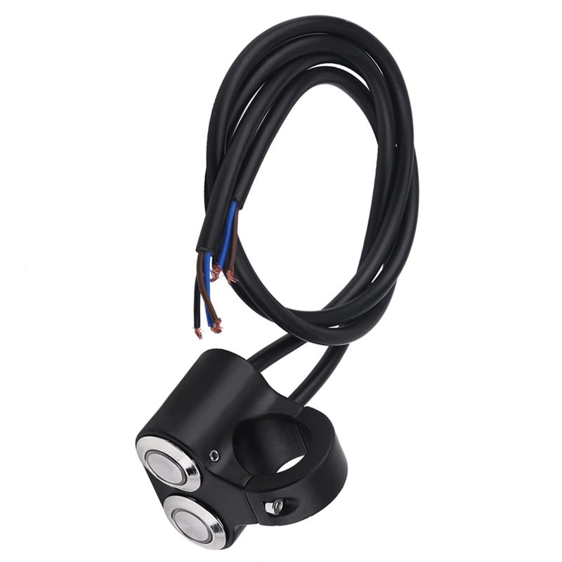 Universal Self Locking Motorcycle Handlebar Switch For Headlights Fog Lights Hazard Lights - Image 2