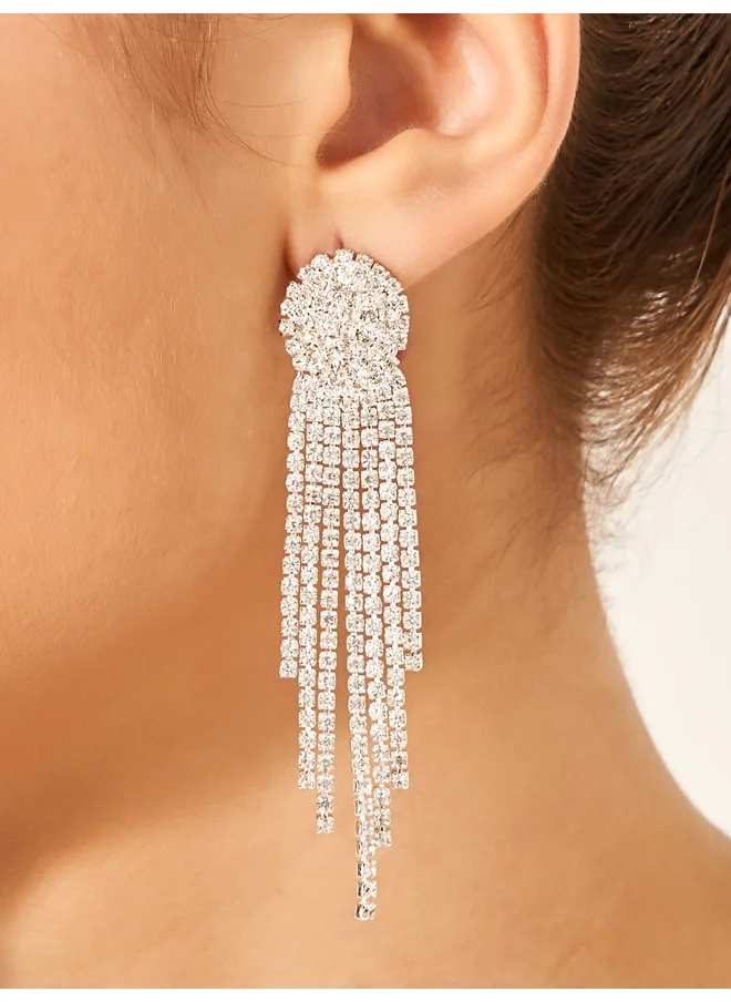 Styli Styli Embellished Tassel Drop Earrings