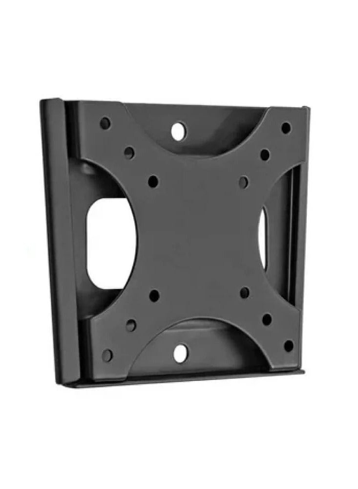 بيتيك حامل جداري ثابت للتلفزيون من 10 إلى 32 بوصة وقوة التحمل 25 كجم،VESA 50x50 &100x100، مزوّد بأقفال أمان، أسود | 1010F - Image 1