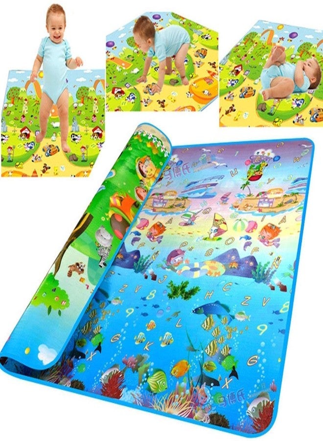 Dxent Water Resistance Double Side Alphabet Design and ABCD Design Baby Mat for Kids and Children, Exercise and Gym Use Mat, (Size : 90 x 120 CM) - Image 4