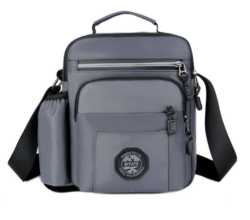 New Multi-Functional Men'S Shoulder Crossbody Casual Bag Multi-Layer Business Travel Waterproof Handbag - Image 1