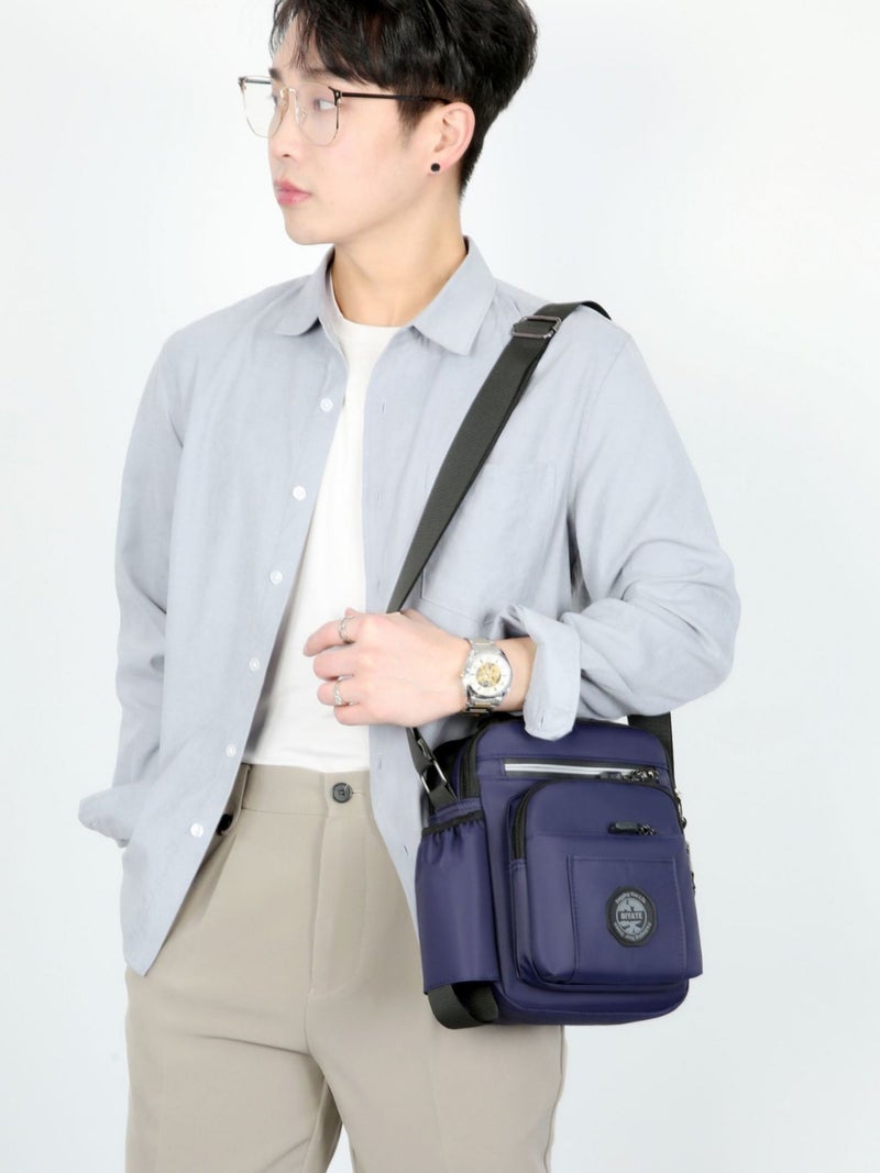 New Multi-Functional Men'S Shoulder Crossbody Casual Bag Multi-Layer Business Travel Waterproof Handbag - Image 5