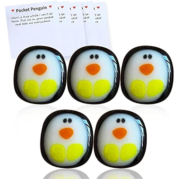Qitiieli A Little Pocket Penguin Hug, Mini Cute Animal Decoration Pocket Hug Penguin Stress Relief Toy, Special Encourage Birthday Wedding Party Decoration, Kids Penguin Gift for Boys and Girls - Image 1