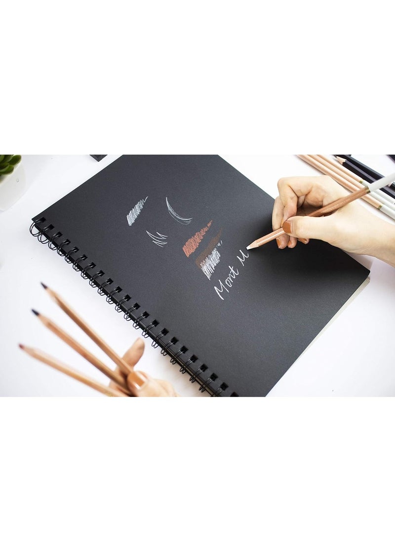 12-Piece Coloured Charcoal Pencils Multicolour