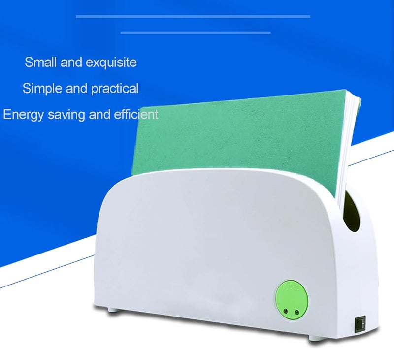 Electric Hot Melt Binding Machine, Mini A4 Thermal Binding Machine with 33mm Max Binding Thickness, PTC Ceramic Heating, 1min Fast Binding for Photo Album, Documents and Reports - Image 2