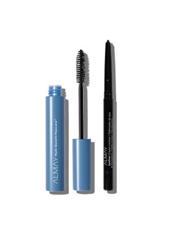 Almay Almay Multi-Benefit Mascara and Eyeliner Duo Value Pack, Black Brown  - Image 2