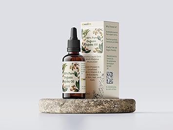 MEBO Organic Jojoba Oil 35ml 100 Pure Natural ColdPressed Oil for Skin Hair Nails Deep Hydration AntiAging and Scalp Care Vegan CrueltyFree - Image 4
